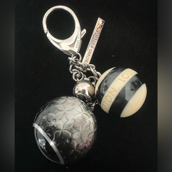 Auth Louis Vuitton Mini Lin Croisette Ball Bag/Key Ring Charm - Picture 3 of 6